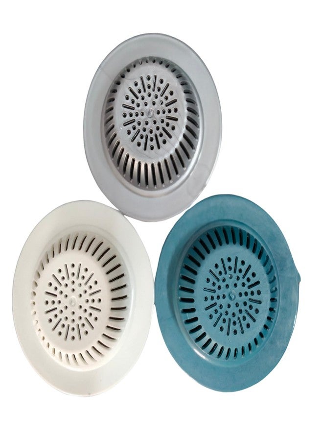 New Ware PVC Sink Drain Strainer Basket Jali for Kitchen Sink & Wash Basin | Detachable Sink Cup Drain Filter Dirt Stopper | Pack of 4 - Image 2